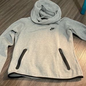 Nike gray hooded sweatshirt, size small